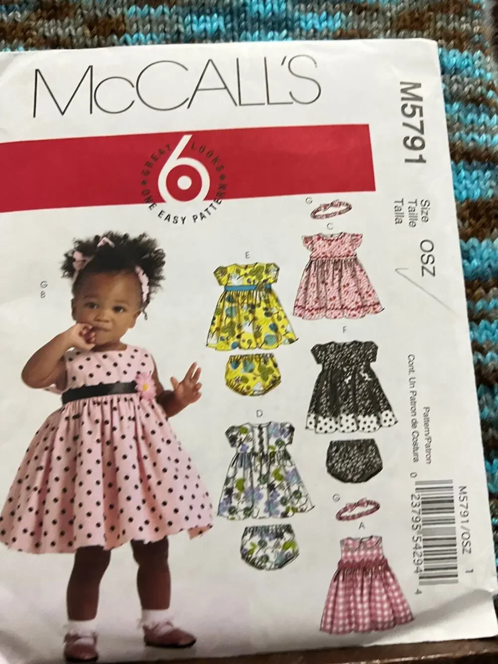 McCalls pattern 5791 toddler dress